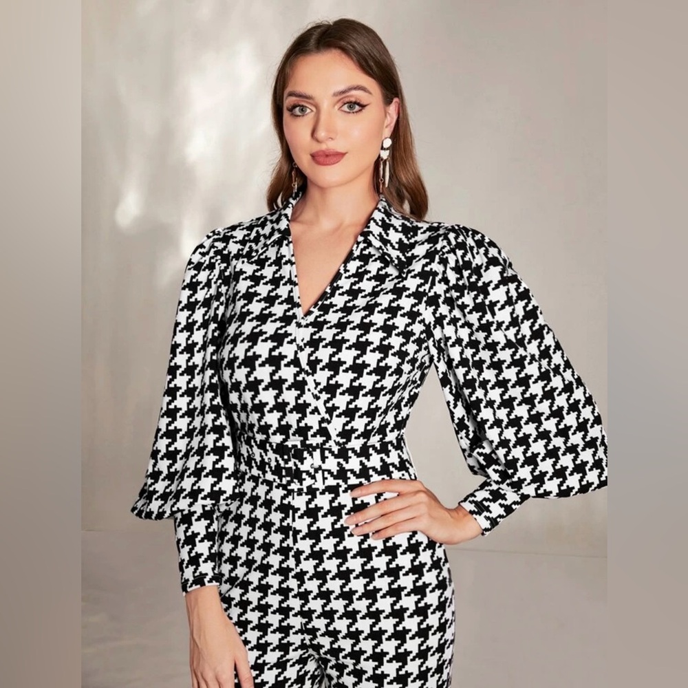 New houndstooth jumpsuit